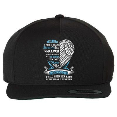 Grandma In Heaven Forever In My Heart In Memory Of Grandma Gift Wool Snapback Cap