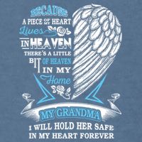 Grandma In Heaven Forever In My Heart In Memory Of Grandma Gift Garment-Dyed Sweatshirt