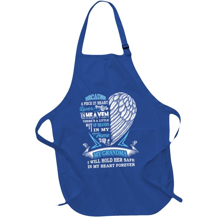 Grandma In Heaven Forever In My Heart In Memory Of Grandma Gift Apron