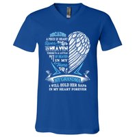 Grandma In Heaven Forever In My Heart In Memory Of Grandma Gift V-Neck T-Shirt