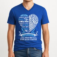 Grandma In Heaven Forever In My Heart In Memory Of Grandma Gift V-Neck T-Shirt