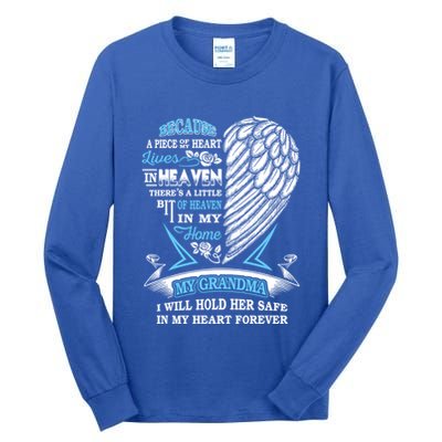 Grandma In Heaven Forever In My Heart In Memory Of Grandma Gift Tall Long Sleeve T-Shirt