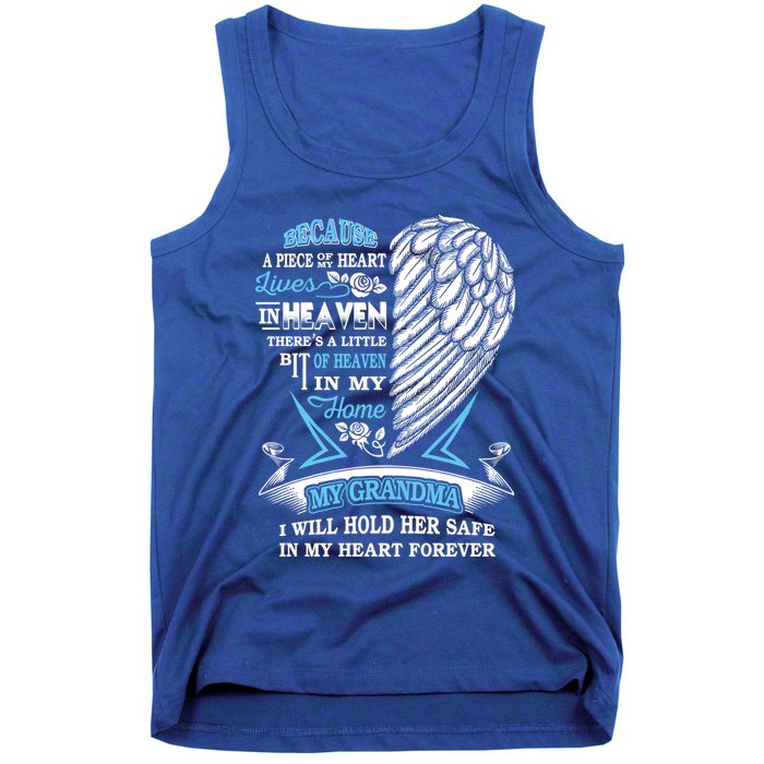Grandma In Heaven Forever In My Heart In Memory Of Grandma Gift Tank Top