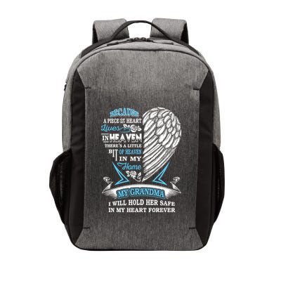 Grandma In Heaven Forever In My Heart In Memory Of Grandma Gift Vector Backpack