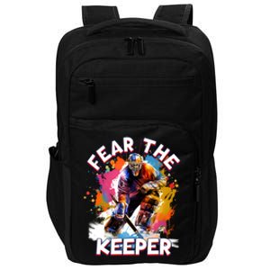 Goalie Ice Hockey Goalkeeper Sport Goaltender Keeper Team Gift Impact Tech Backpack