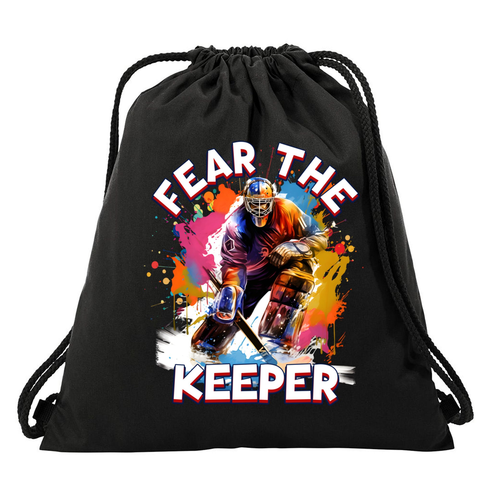 Goalie Ice Hockey Goalkeeper Sport Goaltender Keeper Team Gift Drawstring Bag