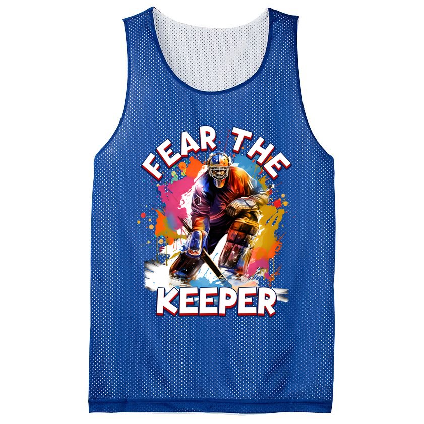 Goalie Ice Hockey Goalkeeper Sport Goaltender Keeper Team Gift Mesh Reversible Basketball Jersey Tank