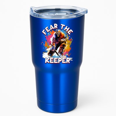 Goalie Ice Hockey Goalkeeper Sport Goaltender Keeper Team Gift Tumbler