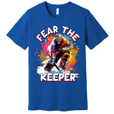 Goalie Ice Hockey Goalkeeper Sport Goaltender Keeper Team Gift Premium T-Shirt