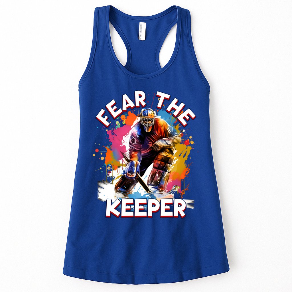Goalie Ice Hockey Goalkeeper Sport Goaltender Keeper Team Gift Womens Tank Top