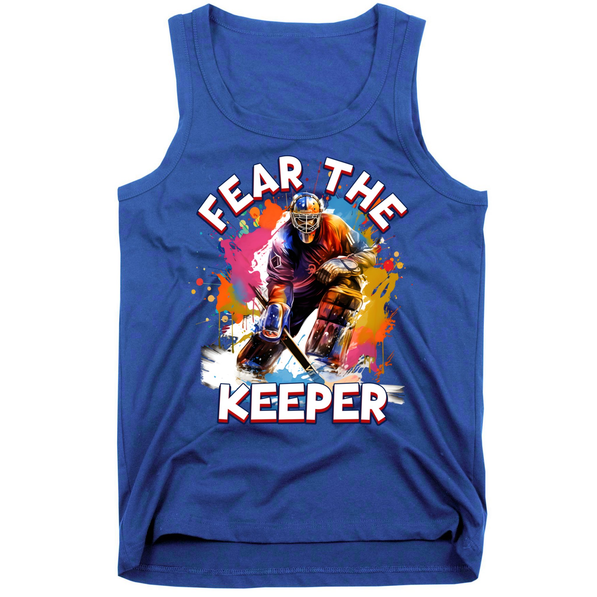 Goalie Ice Hockey Goalkeeper Sport Goaltender Keeper Team Gift Tank Top