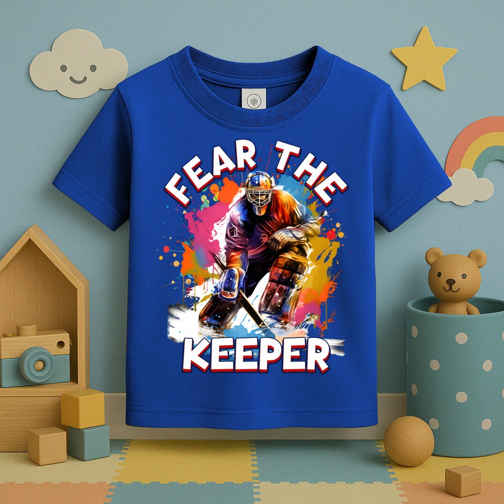 Goalie Ice Hockey Goalkeeper Sport Goaltender Keeper Team Gift Toddler T-Shirt