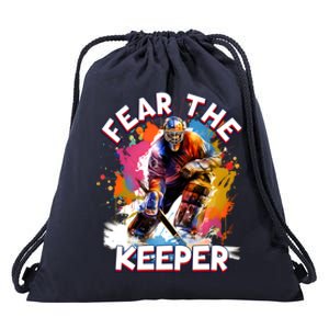 Goalie Ice Hockey Goalkeeper Sport Goaltender Keeper Team Gift Drawstring Bag