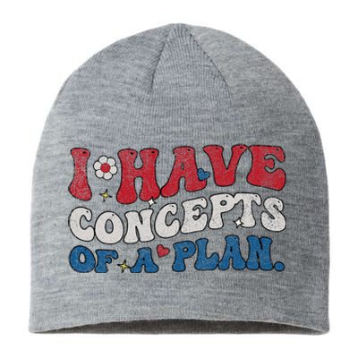 Groovy I Have Concepts Of A Plan Trump 2024 Sustainable Beanie