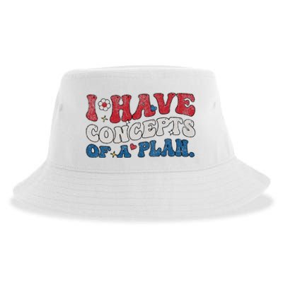 Groovy I Have Concepts Of A Plan Trump 2024 Sustainable Bucket Hat