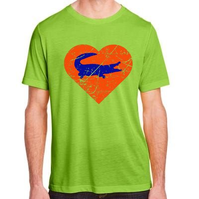 Gators In Heart I Love Gators Adult ChromaSoft Performance T-Shirt