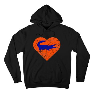 Gators In Heart I Love Gators Hoodie