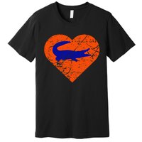 Gators In Heart I Love Gators Premium T-Shirt