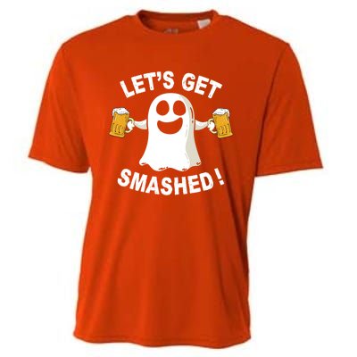 Ghost Ing Halloween Costume LetS Get Smashed Gift Cooling Performance Crew T-Shirt