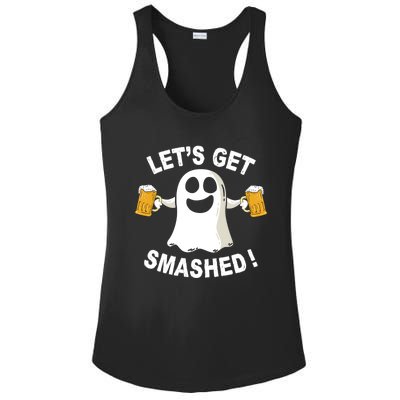 Ghost Ing Halloween Costume LetS Get Smashed Gift Ladies PosiCharge Competitor Racerback Tank