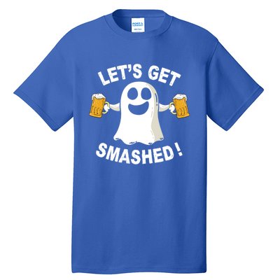 Ghost Ing Halloween Costume LetS Get Smashed Gift Tall T-Shirt