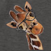 Good Ime Hipster Giraffe Fun Vector Backpack