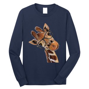 Good Ime Hipster Giraffe Fun Long Sleeve Shirt