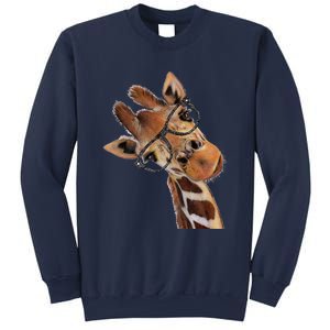 Good Ime Hipster Giraffe Fun Sweatshirt