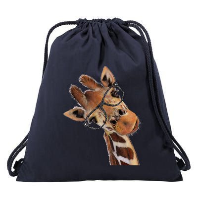 Good Ime Hipster Giraffe Fun Drawstring Bag