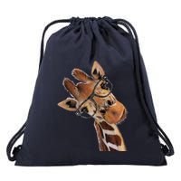 Good Ime Hipster Giraffe Fun Drawstring Bag