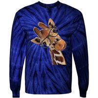 Good Ime Hipster Giraffe Fun Tie-Dye Long Sleeve Shirt