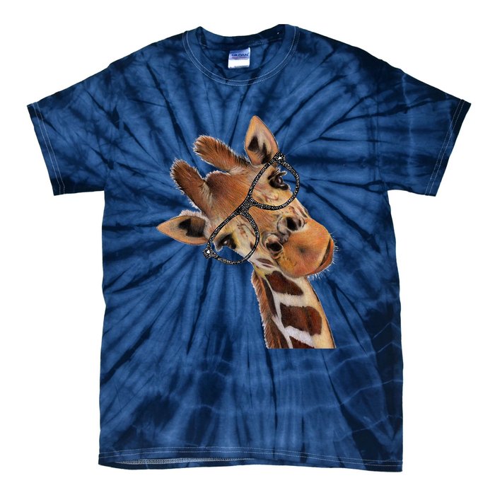 Good Ime Hipster Giraffe Fun Tie-Dye T-Shirt