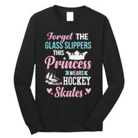 Girls Ice Hockey TShirt This Princess Wears Hockey Skates Long Sleeve Shirt