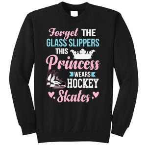 Girls Ice Hockey TShirt This Princess Wears Hockey Skates Sweatshirt