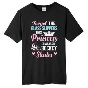 Girls Ice Hockey TShirt This Princess Wears Hockey Skates Tall Fusion ChromaSoft Performance T-Shirt