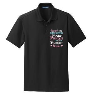 Girls Ice Hockey TShirt This Princess Wears Hockey Skates Dry Zone Grid Polo