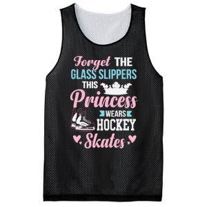 Girls Ice Hockey TShirt This Princess Wears Hockey Skates Mesh Reversible Basketball Jersey Tank