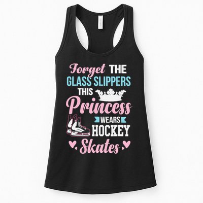 Girls Ice Hockey TShirt This Princess Wears Hockey Skates Womens Tank Top