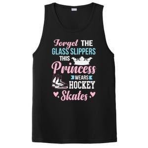 Girls Ice Hockey TShirt This Princess Wears Hockey Skates PosiCharge Competitor Tank