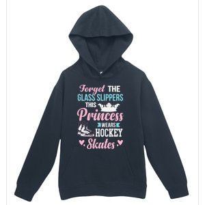 Girls Ice Hockey TShirt This Princess Wears Hockey Skates Urban Pullover Hoodie