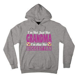 Grandmother Im Her Grandma Im Her Biggest Fan Volleyball Tall Hoodie