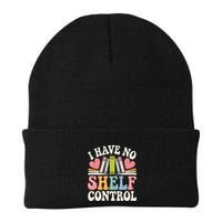 Groovy I Have No Shelf Control Read Book Reading Librarian Knit Cap Winter Beanie