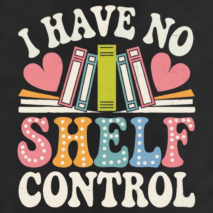 Groovy I Have No Shelf Control Read Book Reading Librarian Knit Cap Winter Beanie