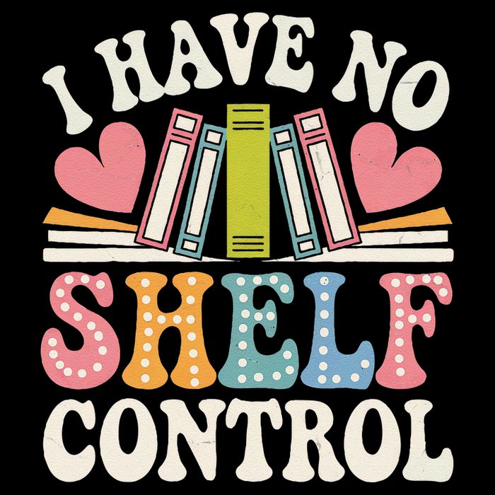Groovy I Have No Shelf Control Read Book Reading Librarian Kids T-Shirt