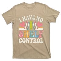 Groovy I Have No Shelf Control Read Book Reading Librarian T-Shirt