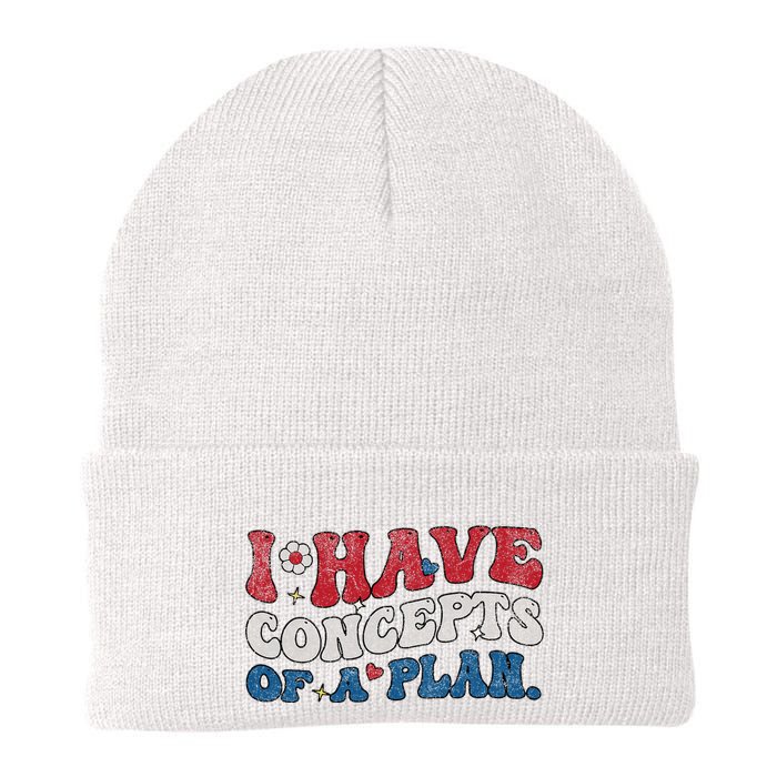 Groovy I Have Concepts Of A Plan Knit Cap Winter Beanie