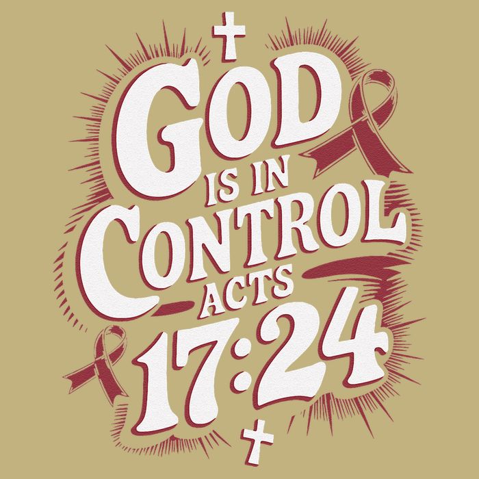 God Is In Control Survivor Brain Aneurysm Awareness Mousepad