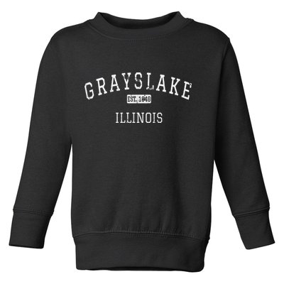 Grayslake Illinois Il Vintage Toddler Sweatshirt