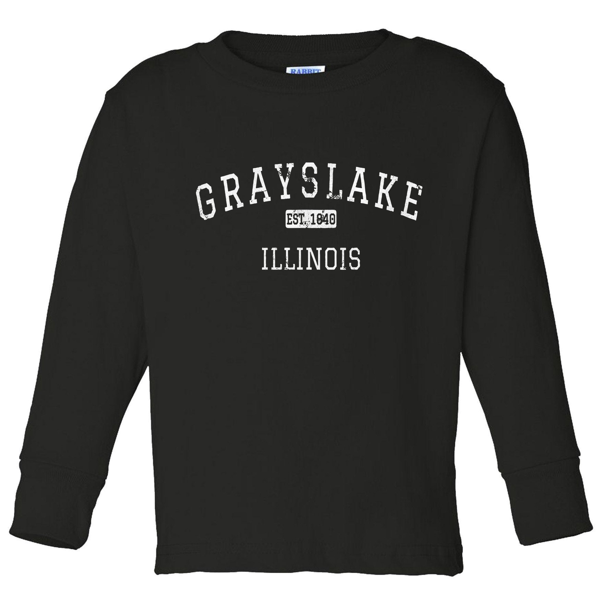 Grayslake Illinois Il Vintage Toddler Long Sleeve Shirt