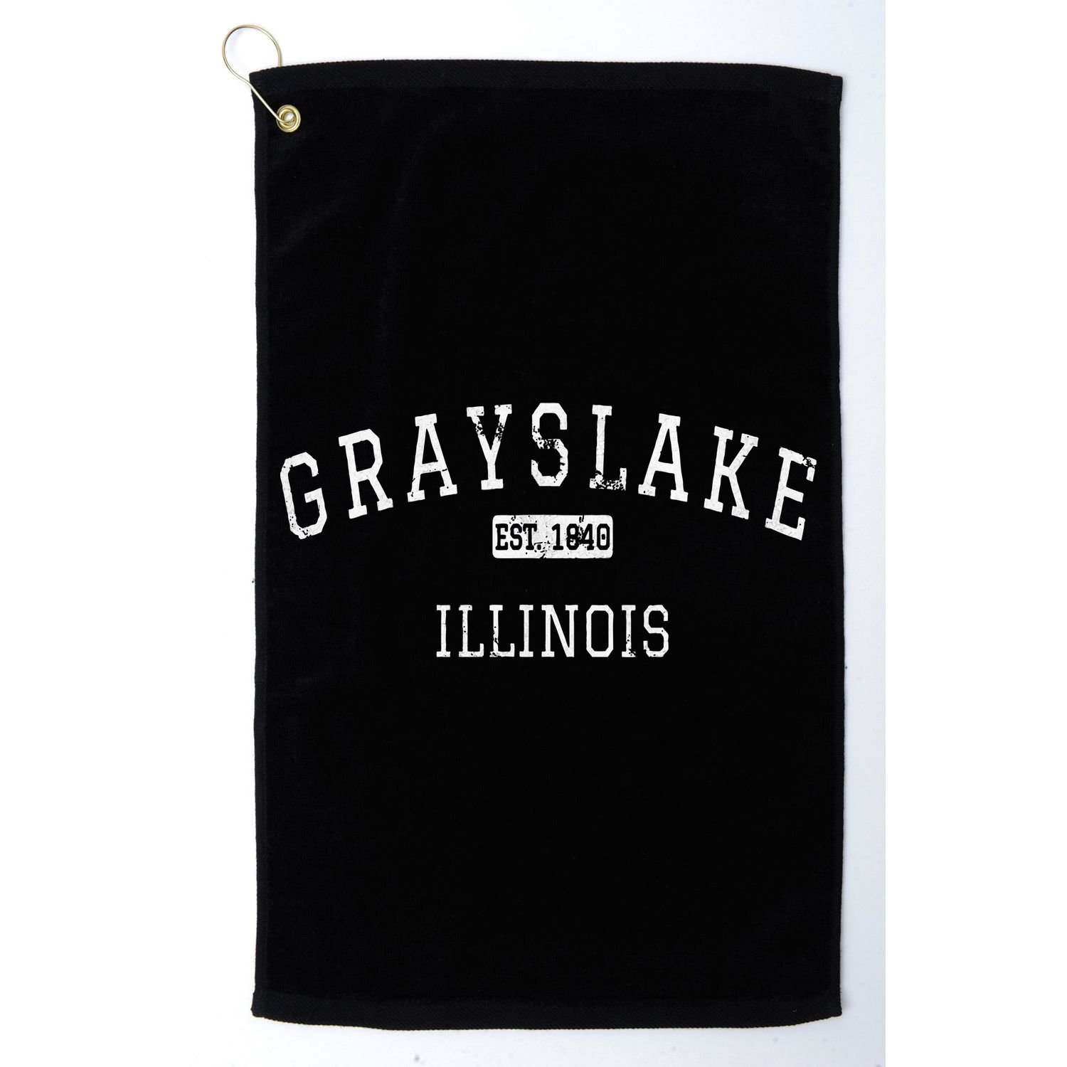 Grayslake Illinois Il Vintage Golf Towel